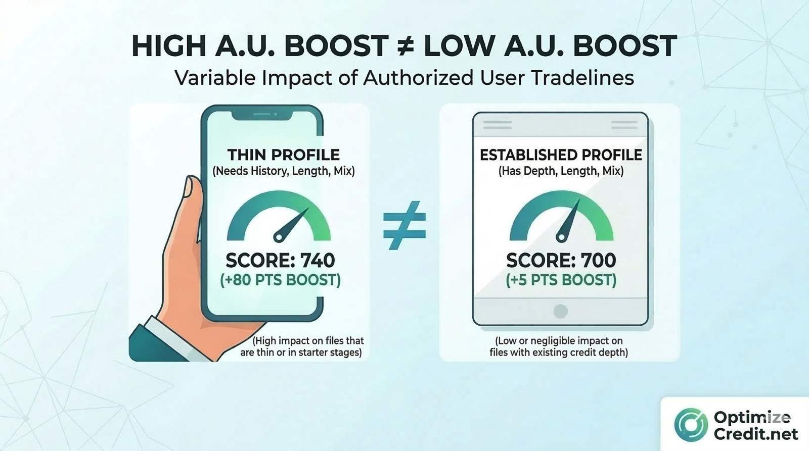 Credit Score Tradelines: Why Impact Varies by Profile