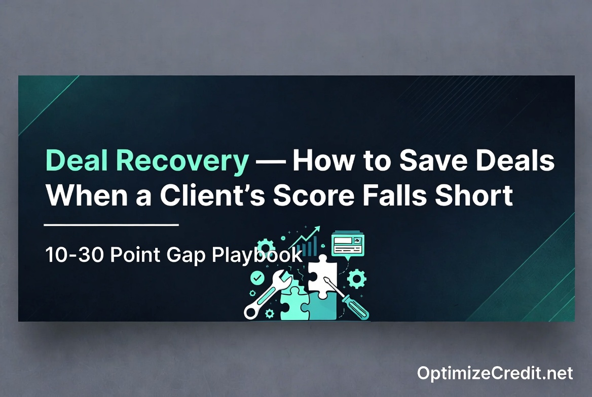 Flowchart for recovering deals that stall due to client credit issues