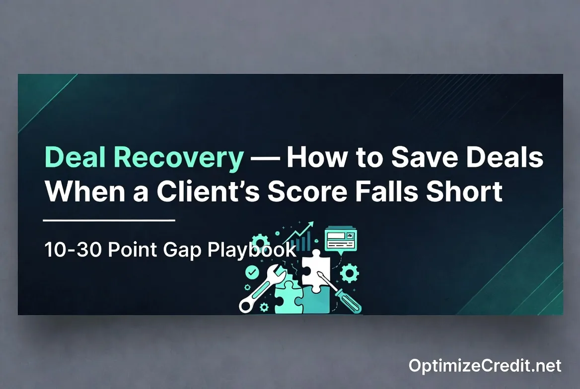 Flowchart for recovering deals that stall due to client credit issues
